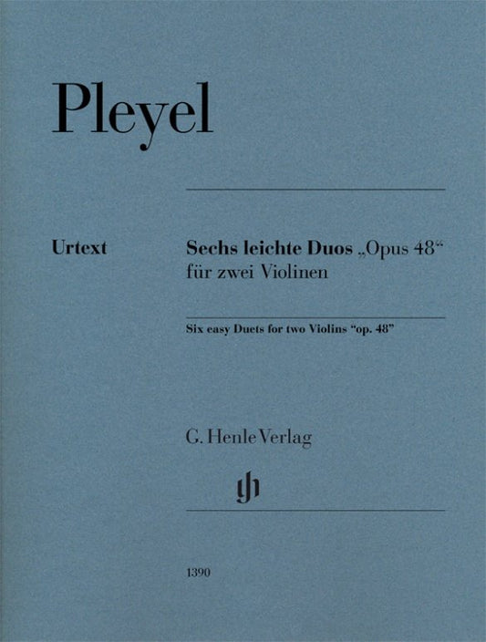 Pleyel - 6 Easy Duets Op 48 For 2 Violins - G. Henle Verlag