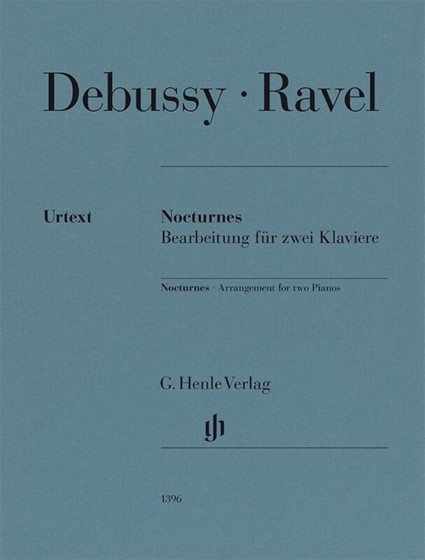 Debussy - Nocturnes Arranged For 2 Pianos 4 Hands - G. Henle Verlag