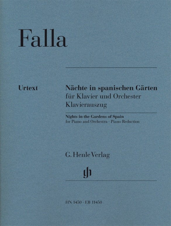 Falla - Nights In The Gardens Of Spain 2P4H - G. Henle Verlag