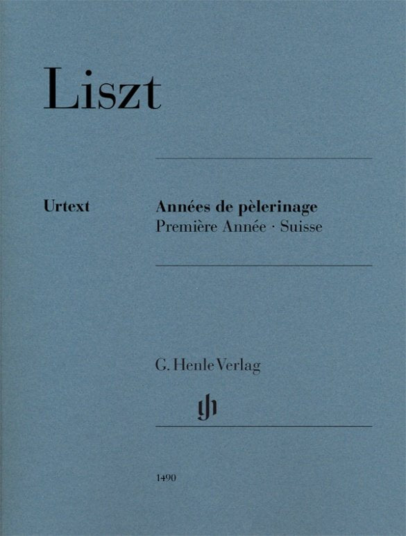Liszt - Annees De Pelerinage Bk 1 Swiss - G. Henle Verlag