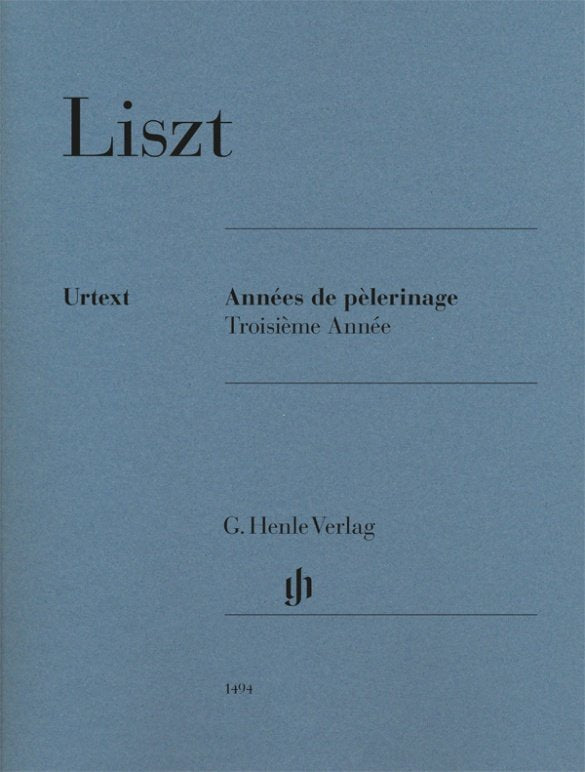 Liszt - Annees De Pelerinage Bk 3 Urtext - G. Henle Verlag - Image 2