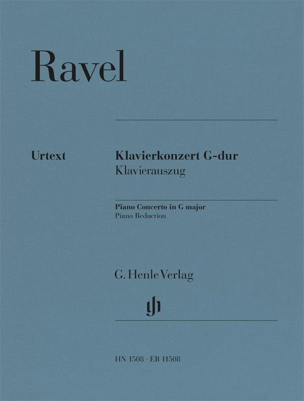Ravel - Piano Concerto In G Major 2 Piano 4 Hands - G. Henle Verlag