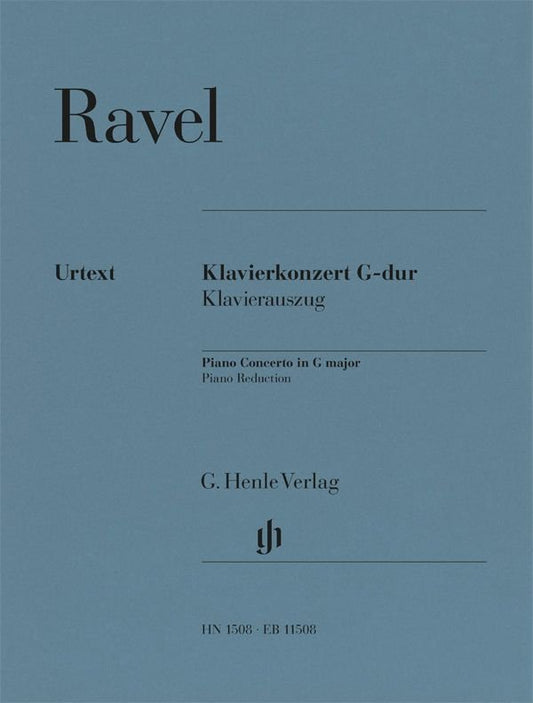 Maurice Ravel - Piano Concerto in G Major for 2 Pianos, 4 Hands cover - G. Henle Verlag