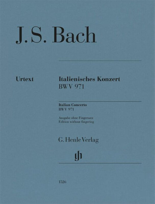 Bach - Italian Concerto Bwv 971 For Piano Without Fingering