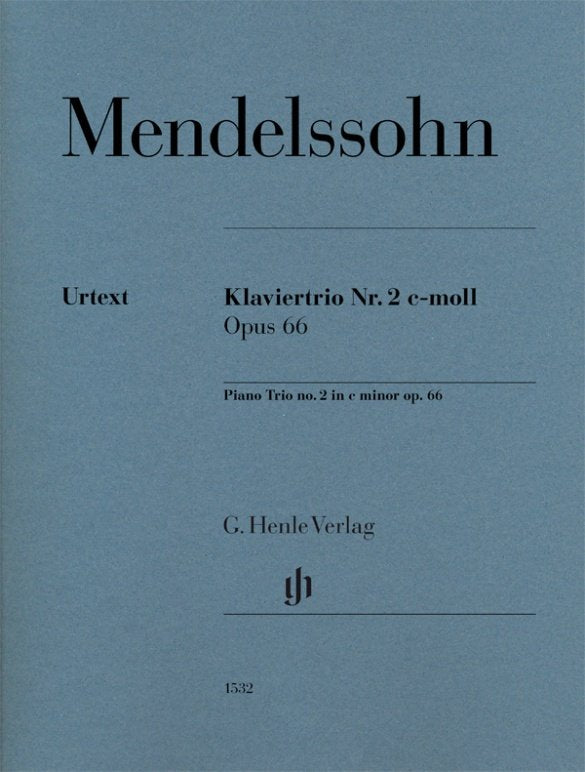 Mendelssohn - Piano Trio No 2 C Minor Op 66 - G. Henle Verlag