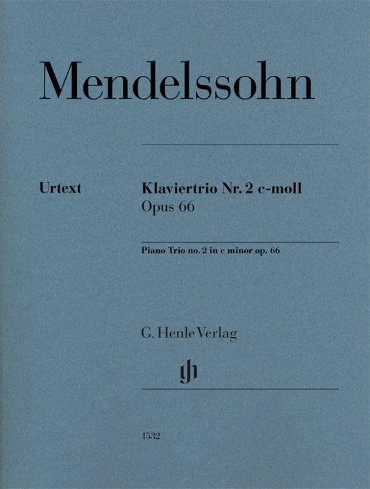 Mendelssohn - Piano Trio No 2 C Minor Op 66 - G. Henle Verlag