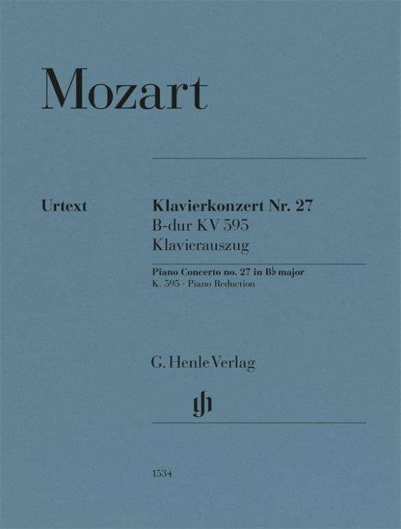 Mozart - Concerto No 27 B Flat Major K 595 2 Piano/4 Hands - G. Henle Verlag