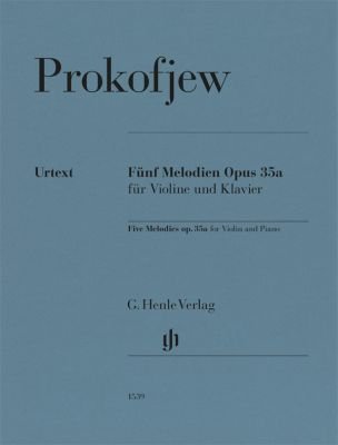 Prokofieff - 5 Melodies Op 35A For Violin/Piano - G. Henle Verlag