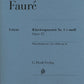 Faure - Piano Quartet No 1 C Minor Op 15 - G. Henle Verlag