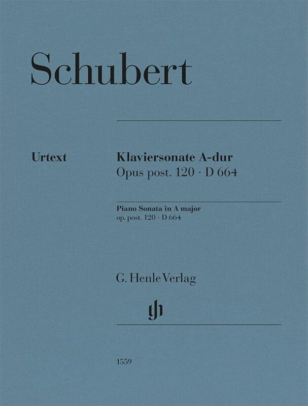 Schubert - Piano Sonata A Major Op Post 120 D 664 - G. Henle Verlag