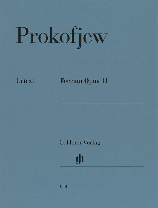 Prokofieff - Toccata Op 11 For Piano Urtext - G. Henle Verlag