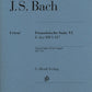Bach - French Suite No 6 E Major Bwv 817 Piano Urtext - G. Henle Verlag
