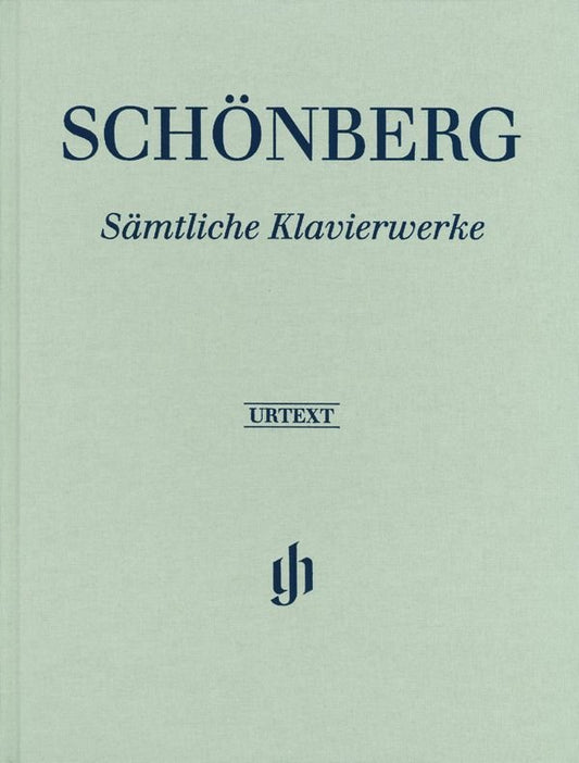 Arnold Schoenberg - Complete Piano Works Clothbound (Urtext Edition) cover - G. Henle Verlag