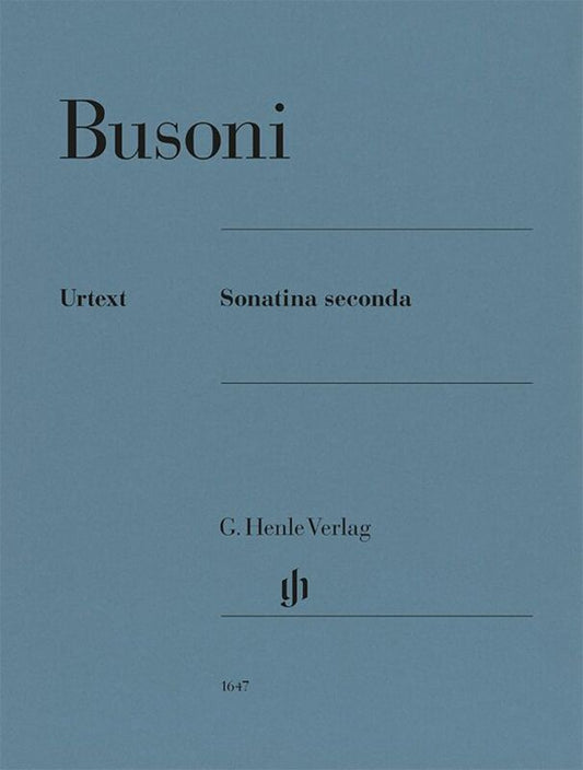 Busoni - Sonatina Seconda For Piano Urtext
