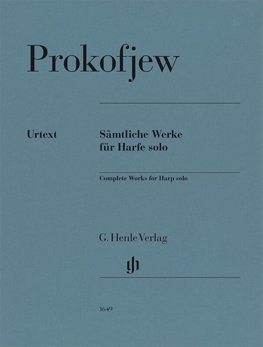 Prokofieff - Complete Works For Harp Solo - G. Henle Verlag