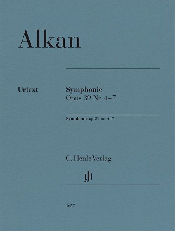 Alkan - Symphony Op 39 No 4-7 For Piano - G. Henle Verlag