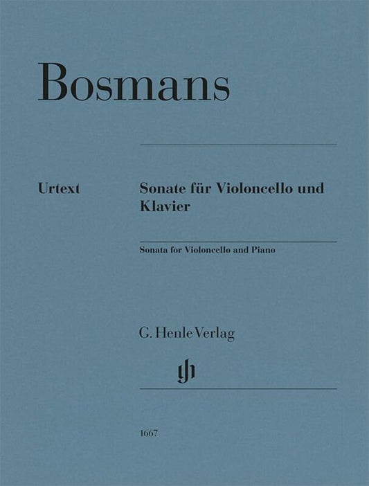Bosmans - Sonata For Cello And Piano Urtext - G. Henle Verlag