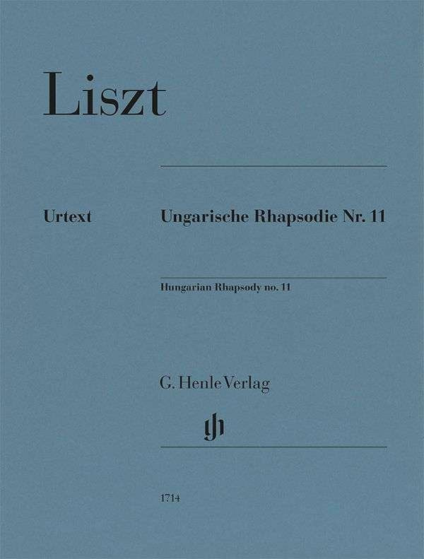 Liszt - Hungarian Rhapsody No 11 For Piano Urtext - G. Henle Verlag