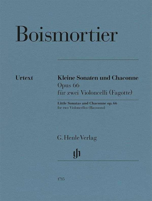 Boismortier - Little Sonatas And Chaconne Op 66 For 2 Cellos - G. Henle Verlag