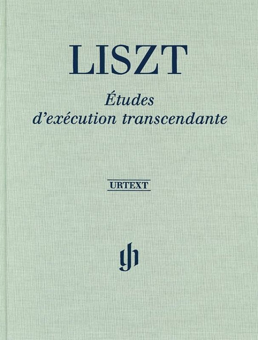 Liszt - Transcendental Etudes Clothbound Urtext Edition - G. Henle Verlag