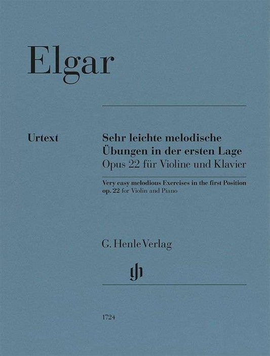 Very Easy Melodious Exercises 1St Position Op 22 Violin/Pian - G. Henle Verlag