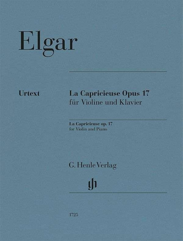 Elgar - La Capricieuse Op 17 For Violin And Piano - G. Henle Verlag