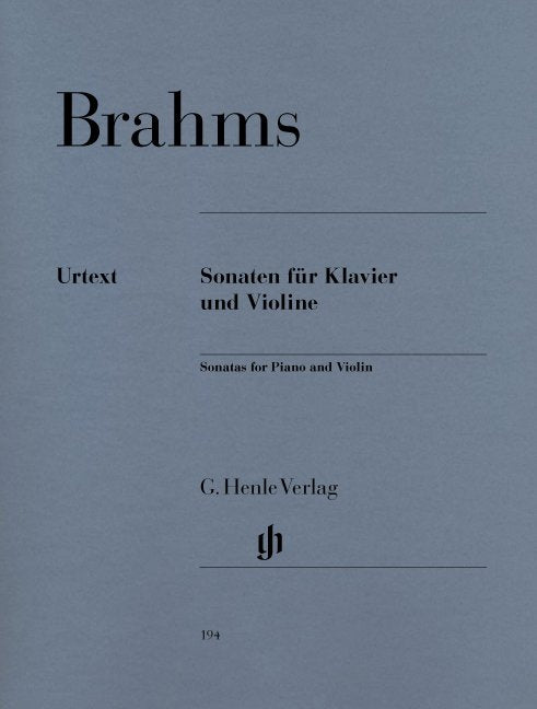 Brahms - Sonatas Violin/Piano Incl Sonatensatz - G. Henle Verlag - Image 2