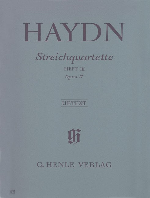 String Quartets Bk 3 Op 17 Nos 1-6 - G. Henle Verlag