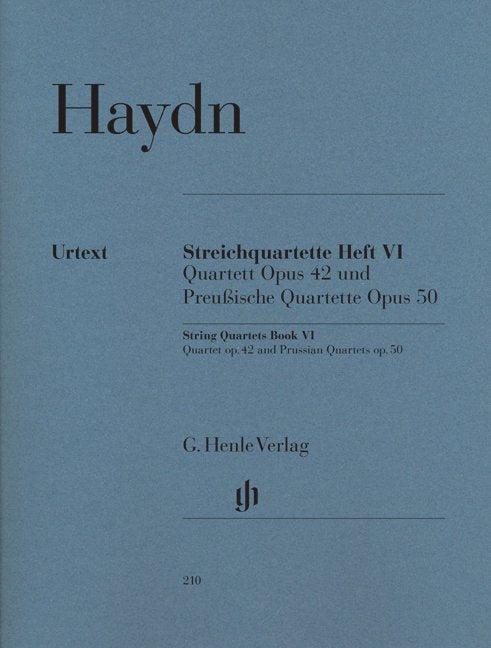 String Quartets Bk 6 Op 42 Op 50 - G. Henle Verlag