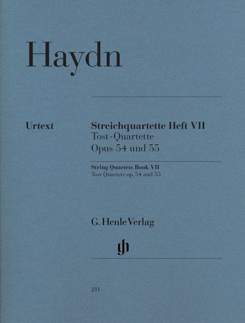 String Quartets Bk 7 Op 54 Op 55 - G. Henle Verlag