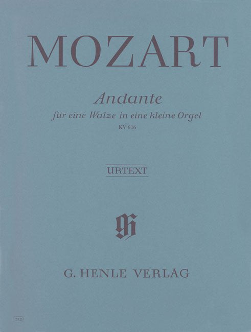 Mozart - Andante F Major For A Musical Clock K 616 For Piano - G. Henle Verlag