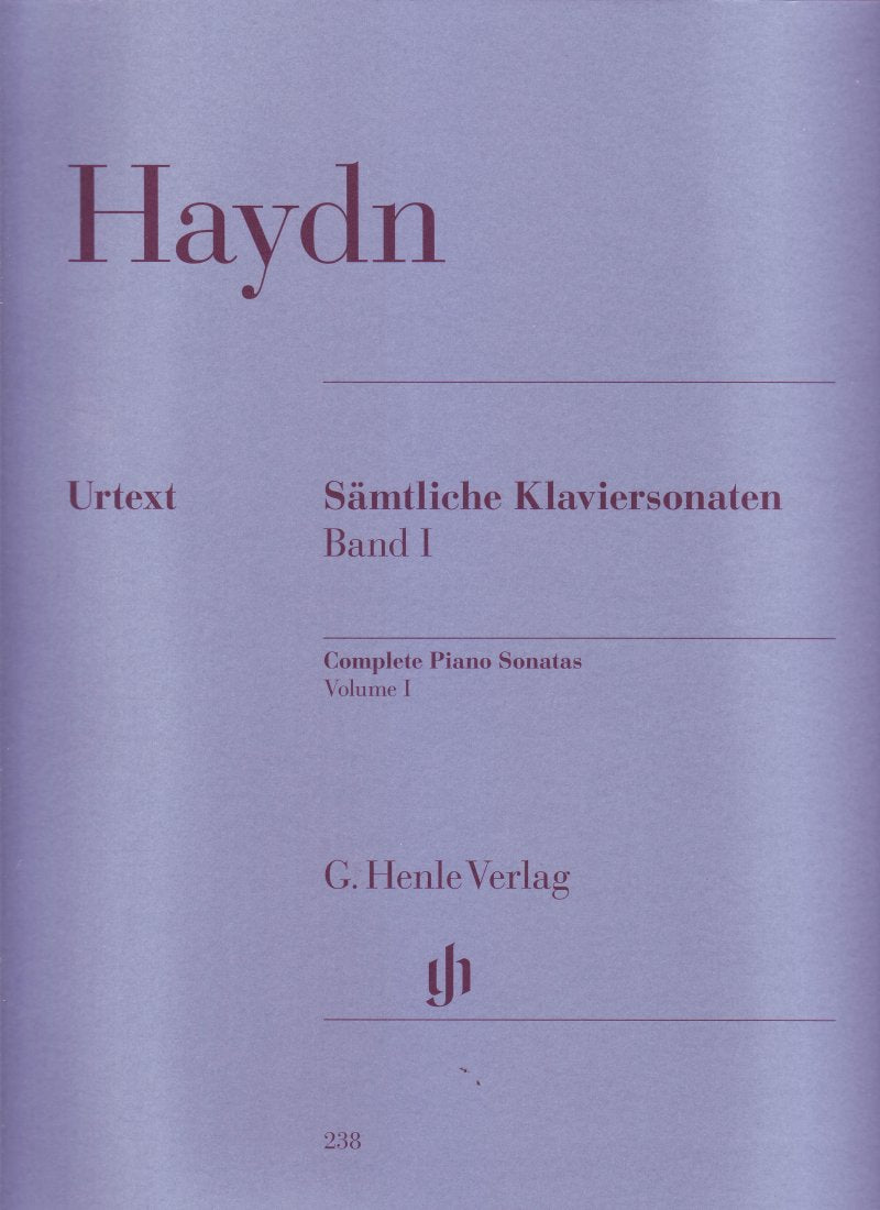 Haydn - Piano Sonatas Vol 1 Urtext - G. Henle Verlag