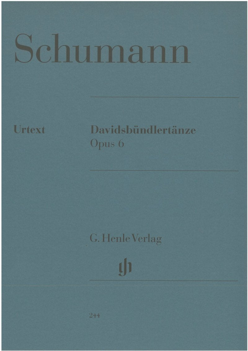 Schumann - Davidsbundlertanze Op 6 Urtext - G. Henle Verlag