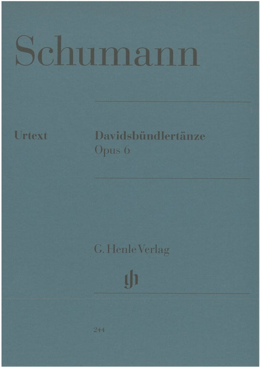 Schumann - Davidsbundlertanze Op 6 Urtext - G. Henle Verlag