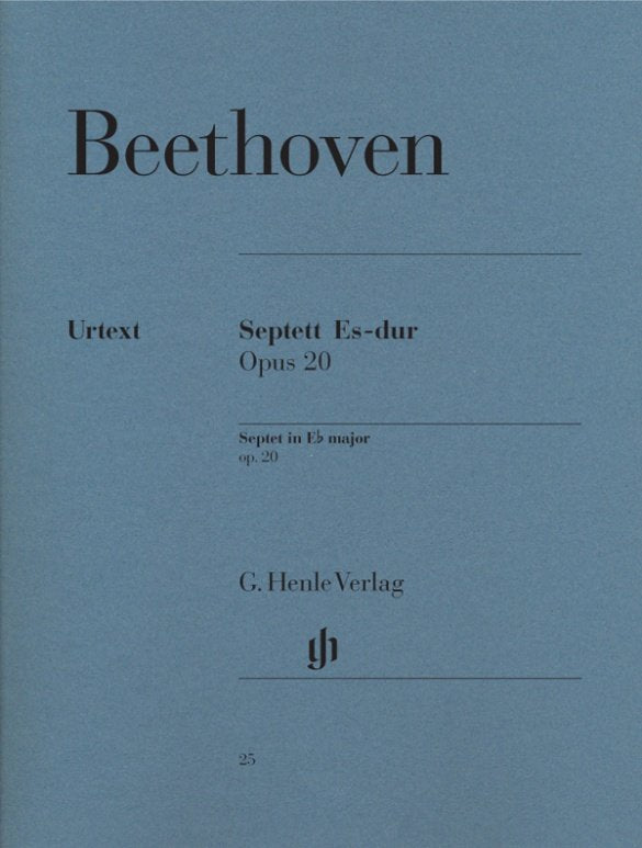 Septet Op 20 E Flat Vln Vla Fhn Cla Bsn Vc Db - G. Henle Verlag