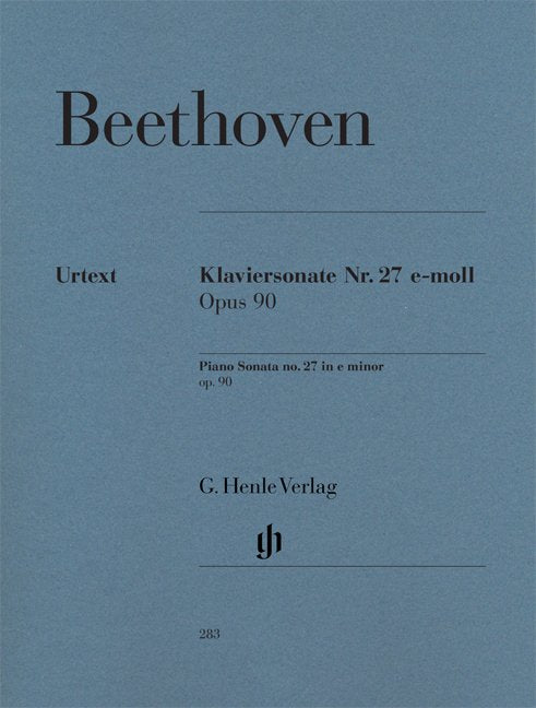Sonata Op 90 E Min - G. Henle Verlag