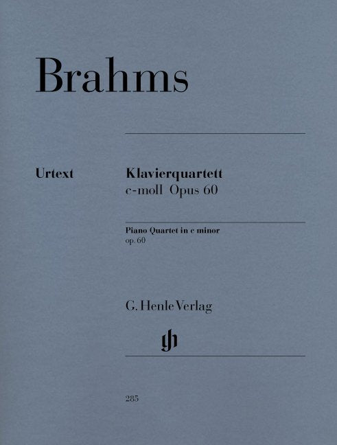Quartet Op 60 C Min Vln Vla Vc Pno - G. Henle Verlag
