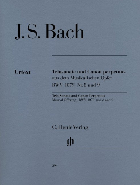 Trio Sonata Canon Perpetuus Fl Vln Pno - G. Henle Verlag