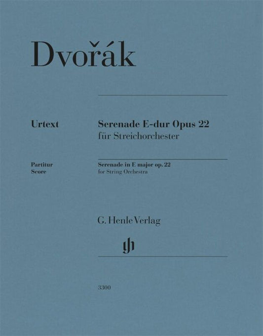 Dvorak - Serenade E Major Op 22 String Orchestra Score