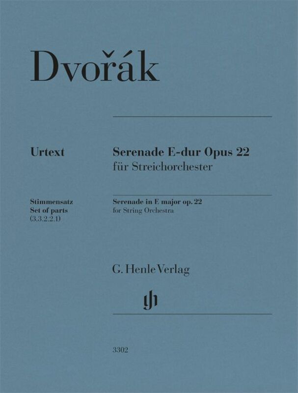 Dvorak - Serenade E Major Op 22 String Orchestra Parts