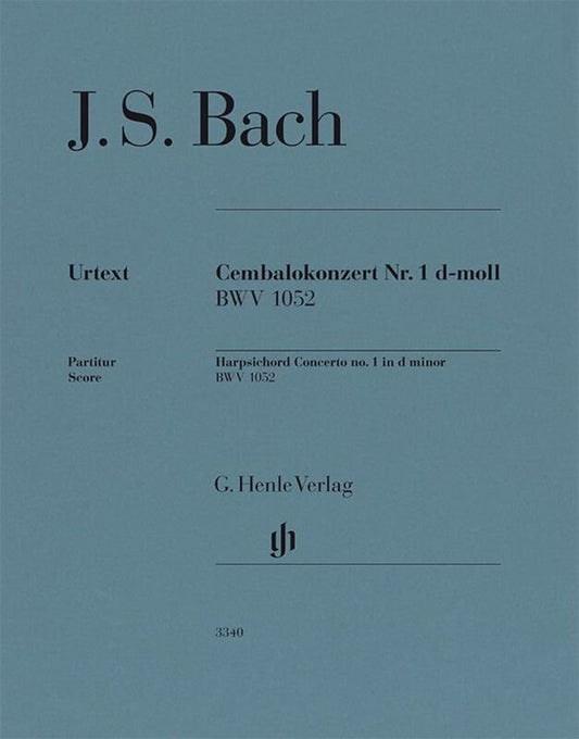 J.S. Bach - Harpsichord Concerto No. 1 in D Minor BWV 1052 Score cover - G. Henle Verlag