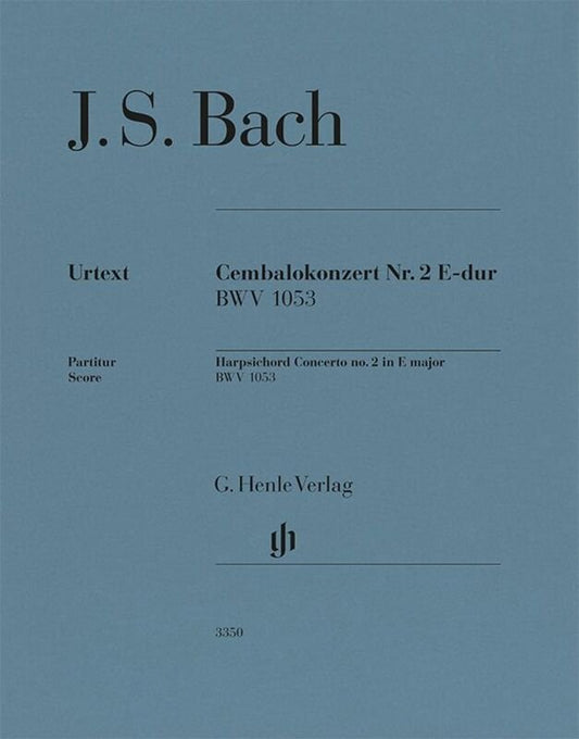 Bach - Harpsichord Concerto No 2 E Major Bwv 1053 Full Score - G. Henle Verlag
