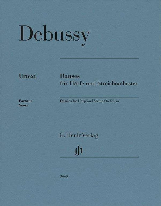 Debussy - Danses For Harp/String Orchestra Score - G. Henle Verlag
