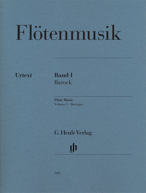 Flute Music Bk 1 Baroque Fl/Pno - G. Henle Verlag