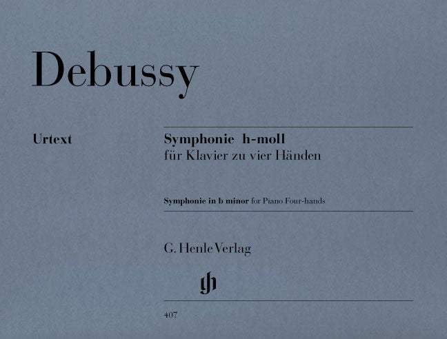 Symphony B Min Pno Duet - G. Henle Verlag