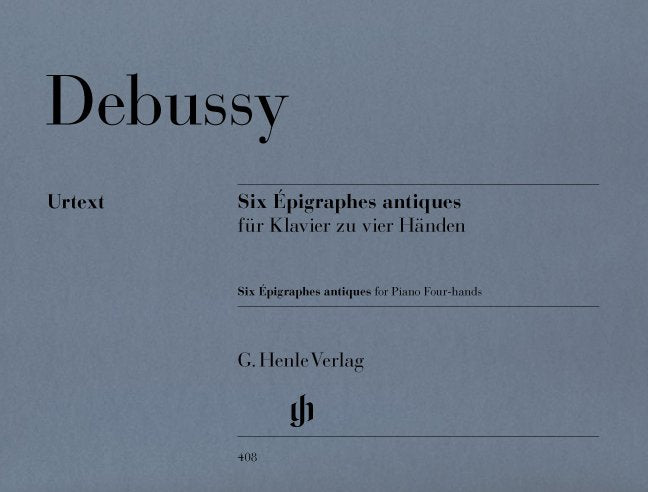 Epigraphes Antiques 6 Urtext - G. Henle Verlag