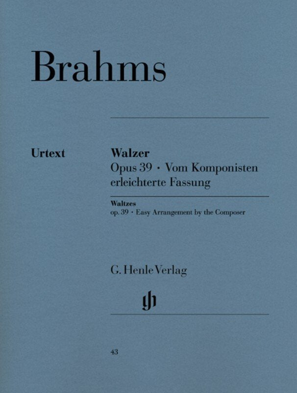 Waltzes Op 39 Composers Simplified - G. Henle Verlag