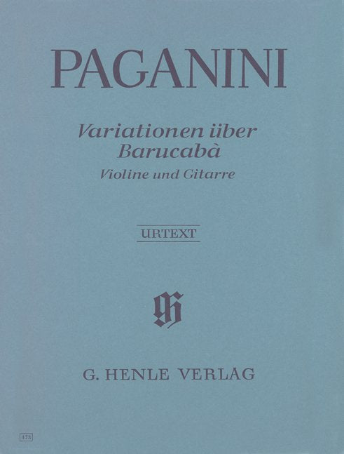Variations On Barucaba Op 14 Vln Gtr - G. Henle Verlag