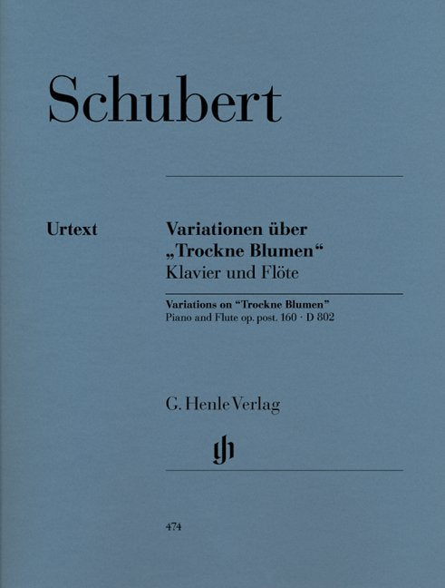 Schubert - Variations Op 160 Flute/Piano - G. Henle Verlag - Image 2