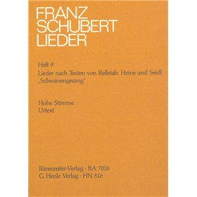 Lieder Bk 9 High Lyrics By Rellstab Heine Seidl - G. Henle Verlag